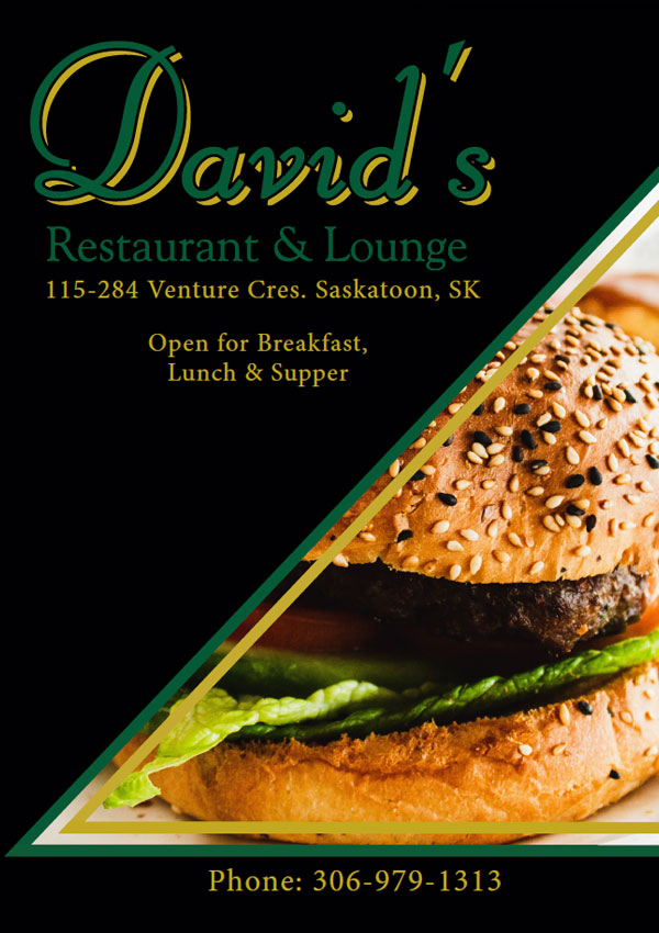 David's Restaurant & Lounge Menu